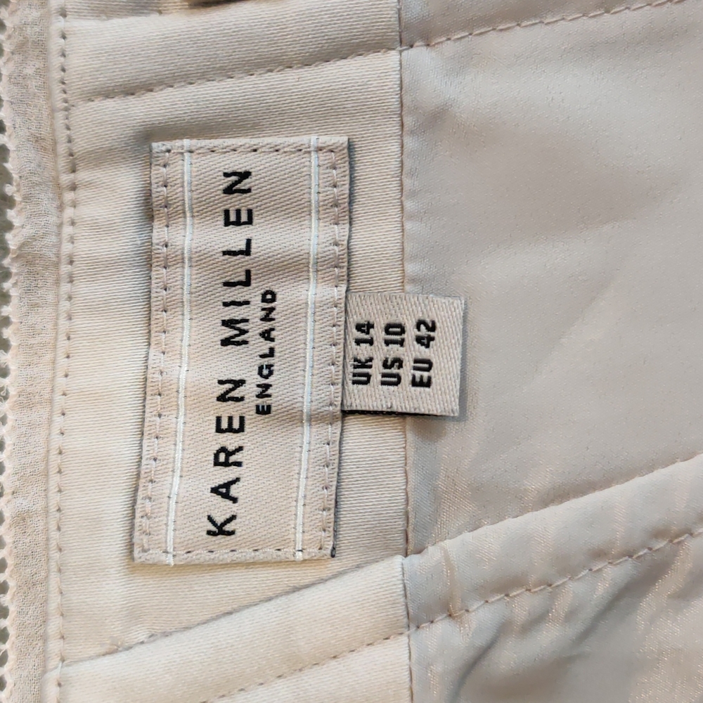 Karen Millen corset with immaculate beading - worn once. Size 14 - Picture 3 of 4